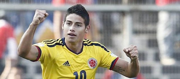 James Rodríguez marcó el gol del empate frente a Chile.
