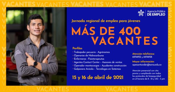 Más de 400 vacantes estarán disponibles en jornada de empleo para ...